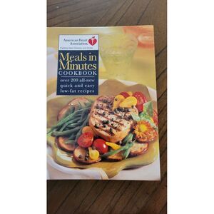 American Heart Association Meals In Minutes Cookbook Hardcover Spiral Bound
